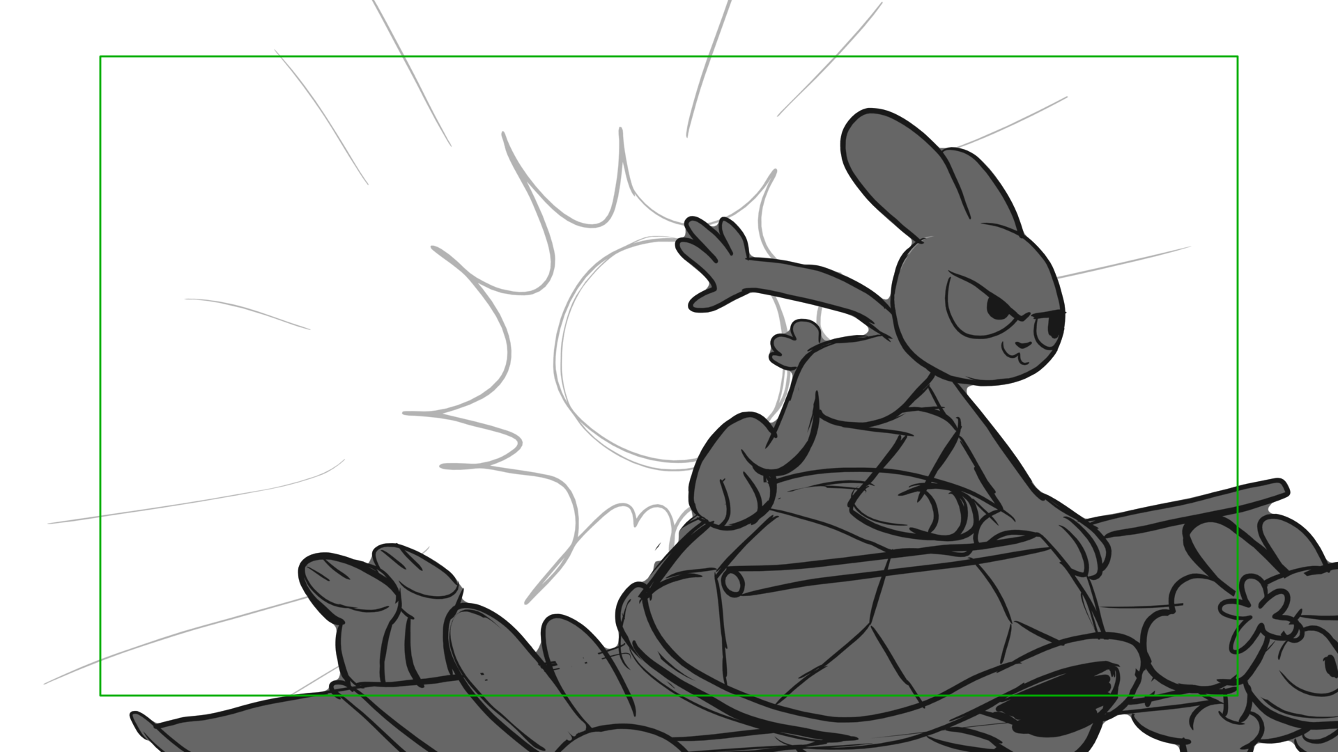 Venom Wars — Escena 14, panel 4, storyboard by Melissa Ballesteros